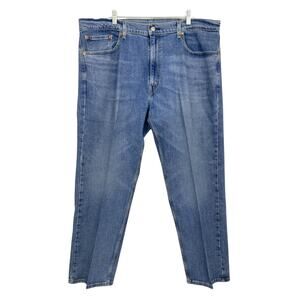 Levis 505 Men's Relaxed Jeans Actual Size 42W x 31L Blue Straight Leg